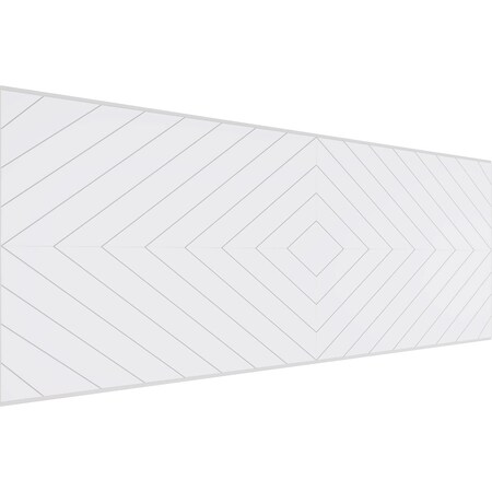 Ekena Millwork Set of Four Panels for 94 1/2"W x 36 1/4"H Nuevo Fretwork Wainscot Wall Paneling WPKP18X01X47NUV